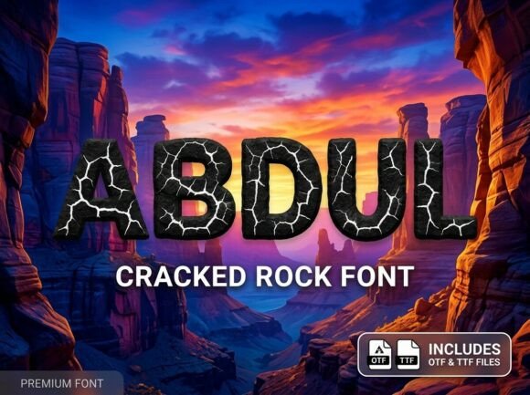 Abdul: A Bold Display Typeface That Commands Attention