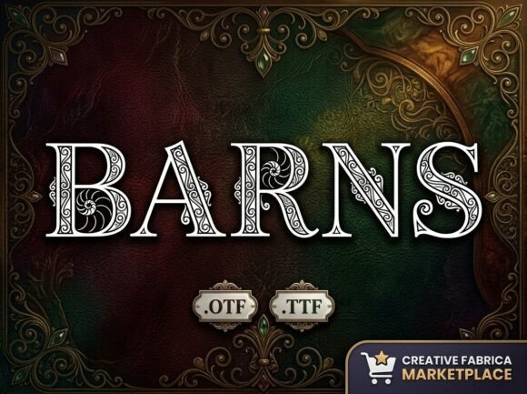 Barns: A Bold, Earthy Display Font That Earns Its Place