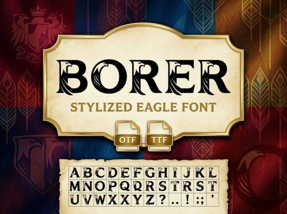 Borer: A Heroic Display Typeface for Scroll-Stopping Campaigns