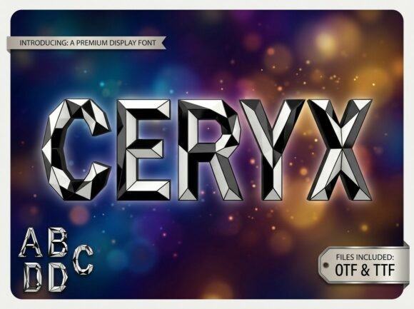 Ceryx: A Luxurious Display Typeface for Bold Brand Moments