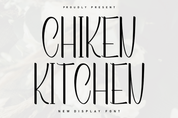 Chiken Kitchen: A Sweet Handwritten Font for Small Business Branding
