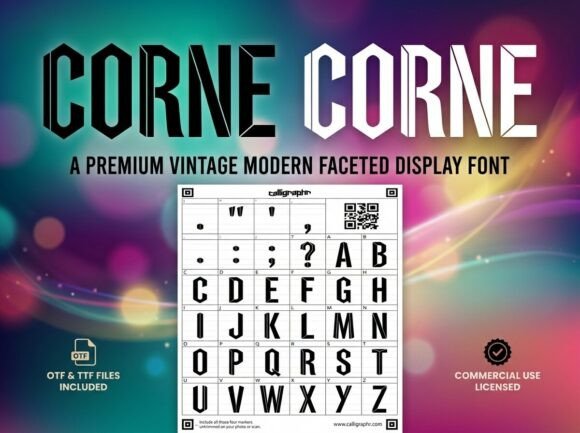 Corne: A Premium Display Font for Scroll-Stopping Campaigns