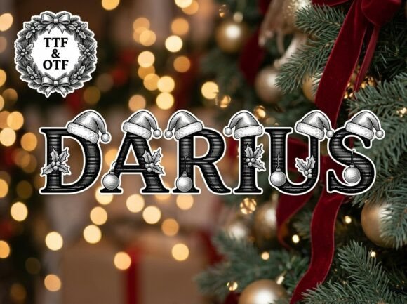 Darius: A Display Font That Commands Attention