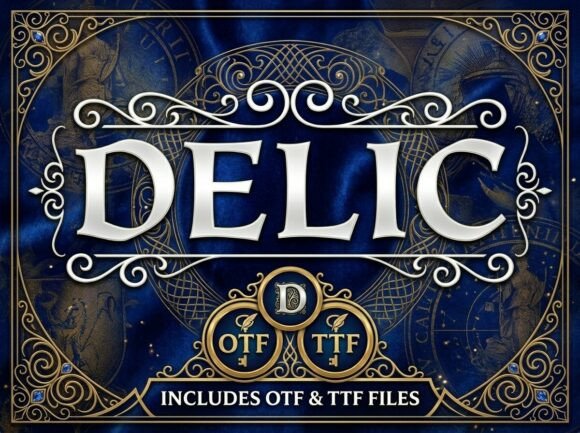 Delic: A Standout Display Typeface for Digital Branding