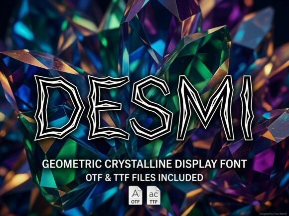 Desmi: A Display Font That Bridges Geometry and Grace