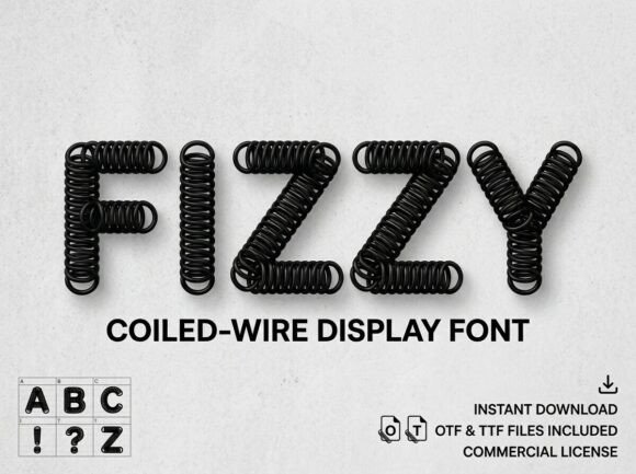 Fizzy: A Standout Display Font for Small Business Branding