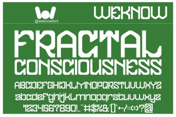 Fractal Consciousness: A Futuristic Display Font for Scroll-Stopping Campaigns