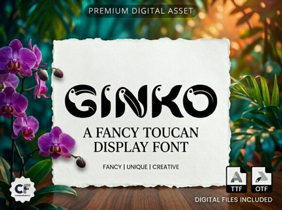 Ginko: A Display Font That Makes Your Campaigns Feel Like a Tropical Escape