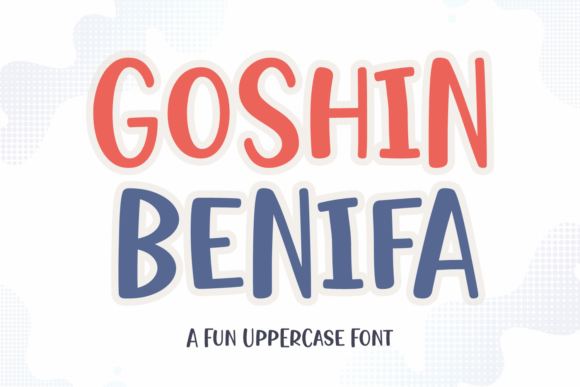 Goshin Benifa: A Cheerful Display Font for Small Business Branding