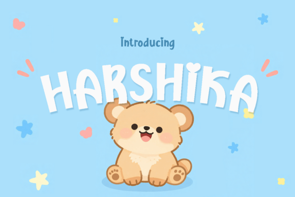 Harshika: A Playful Handwritten Display Font for Editorial Charm