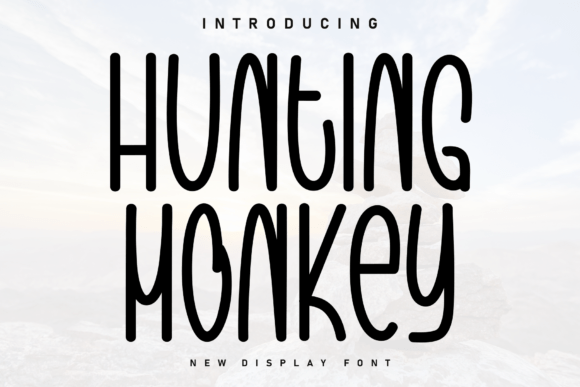 Hunting Monkey: A Handwritten Display Font That Builds Brand Warmth