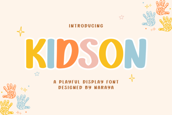 Kidson: A Handwritten Display Font That Feels Like a Warm Hello