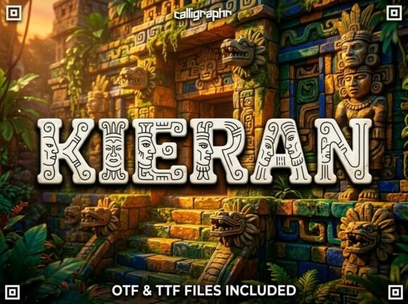 Kieran: A Display Font with Ancient Soul and Editorial Grace
