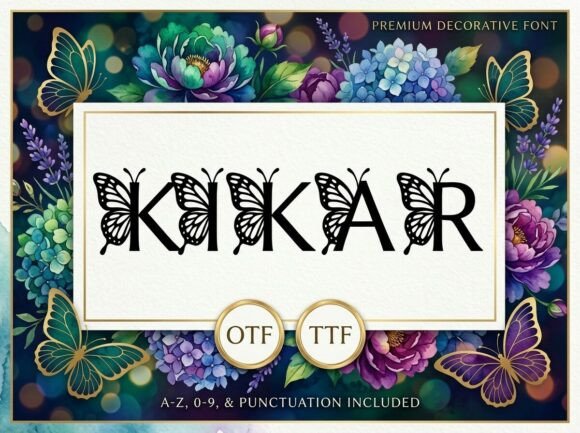 Kikar: A Display Typeface That Breathes With Your Words