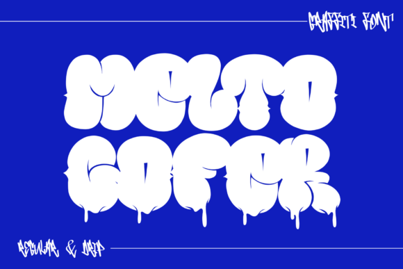 Melto Gofer: A Vibrant Bubble Graffiti Display Font for Handmade Creators
