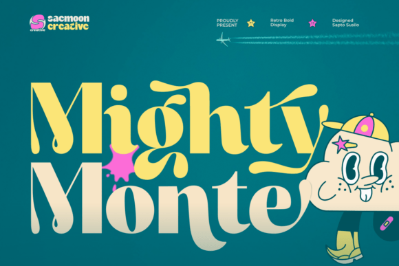 Mighty Monte: A Playful Display Font for Scroll-Stopping Campaigns