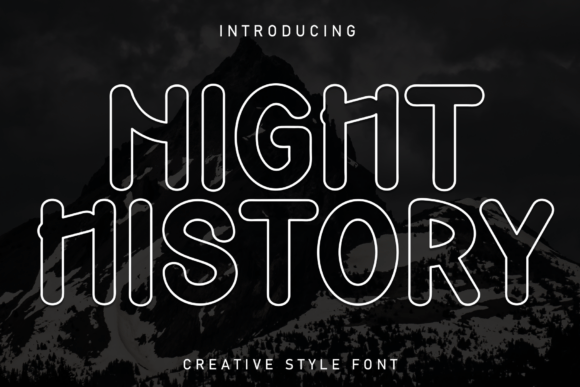 Night History: A Thoughtful Display Font for Editorial Calm