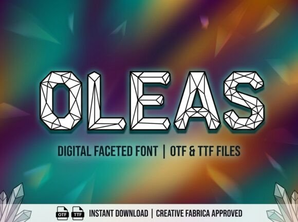 Oleas: A Crystalline Display Typeface for Editorial Clarity
