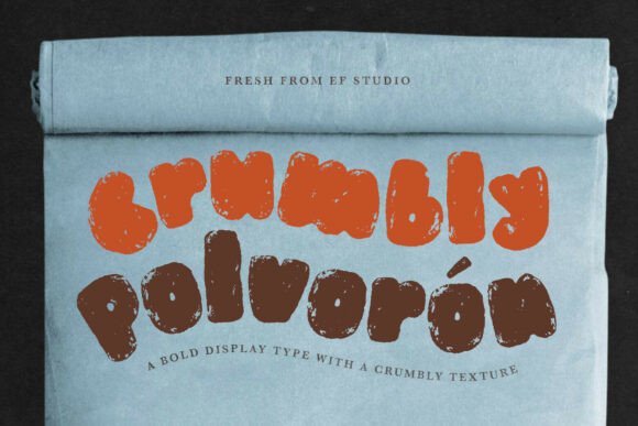 Polvorón: A Warm, Crumbly Display Font That Feels Like Homemade