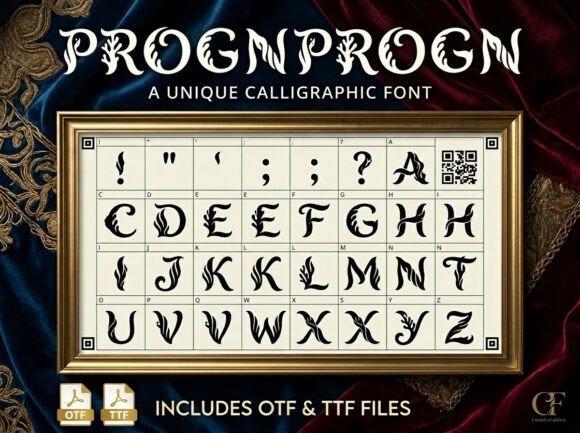 Progn: A Bold Display Font That Commands Attention