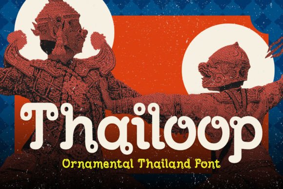 Thailoop: A Playful Ornamental Font for Handmade Charm