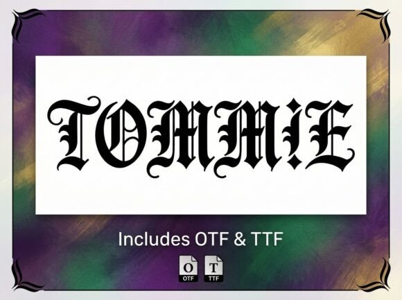 Tommie: A Bold Display Font That Commands Attention