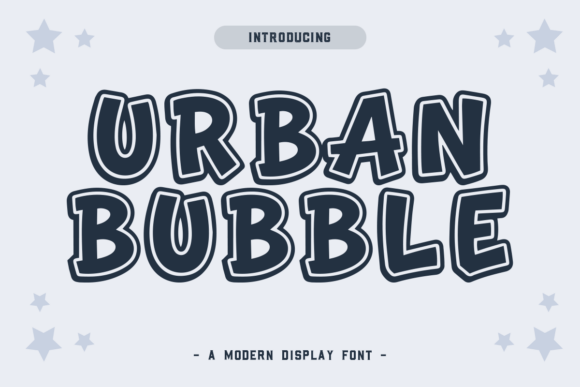 Urban Bubble: A Display Font That Makes Your Headlines Stick