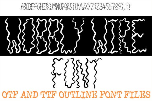 Wobbly Wire: A High-Vibration Display Font for Bold Digital Identity